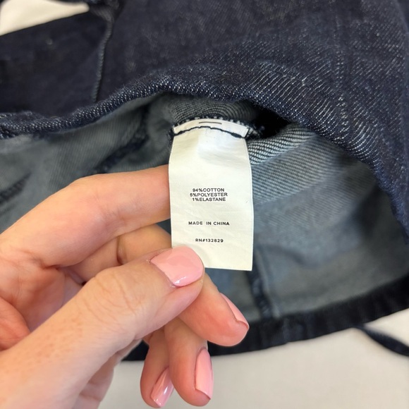 Superdown Zamora Corset Top in Dark Blue Wash Size M - Picture 9 of 11